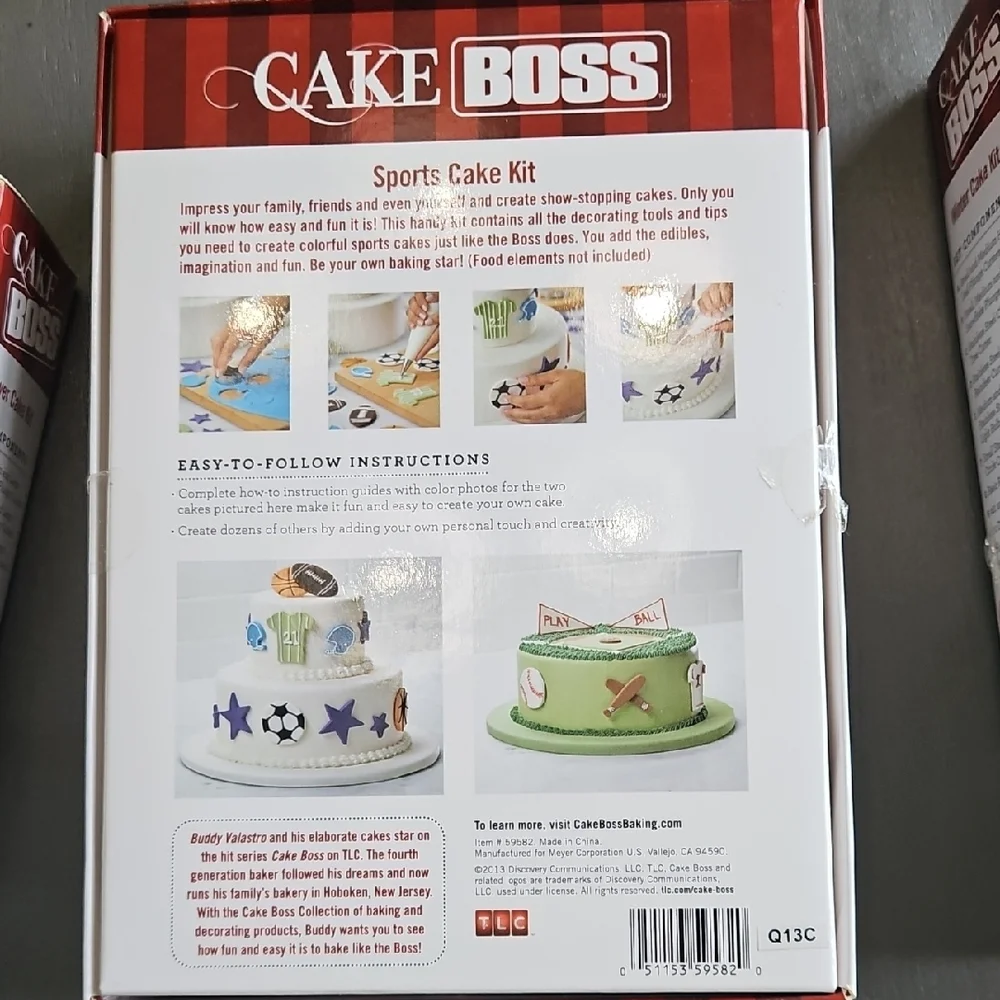 Sports Cake Kit - 28 Piece Decorating Kit